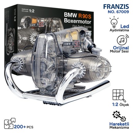 FRANZIS - BMW R 90 S Boxer Motor Model Kiti
