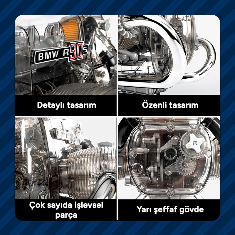 BMW R 90 S Boxer Motor Model Kiti