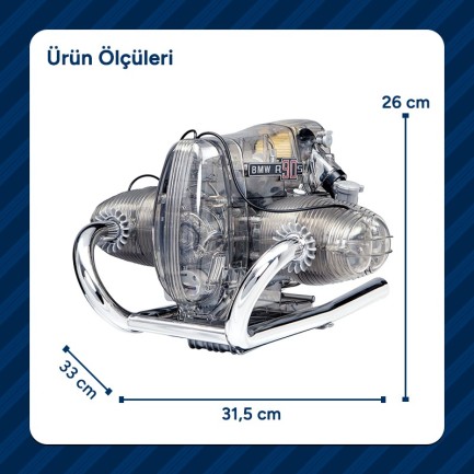 BMW R 90 S Boxer Motor Model Kiti - Thumbnail