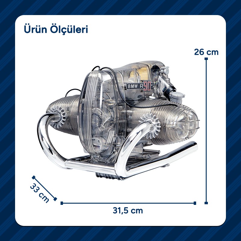BMW R 90 S Boxer Motor Model Kiti