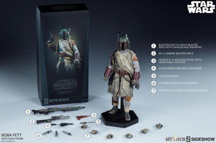 Boba Fett Sixth Scale Figure Mythos - Thumbnail