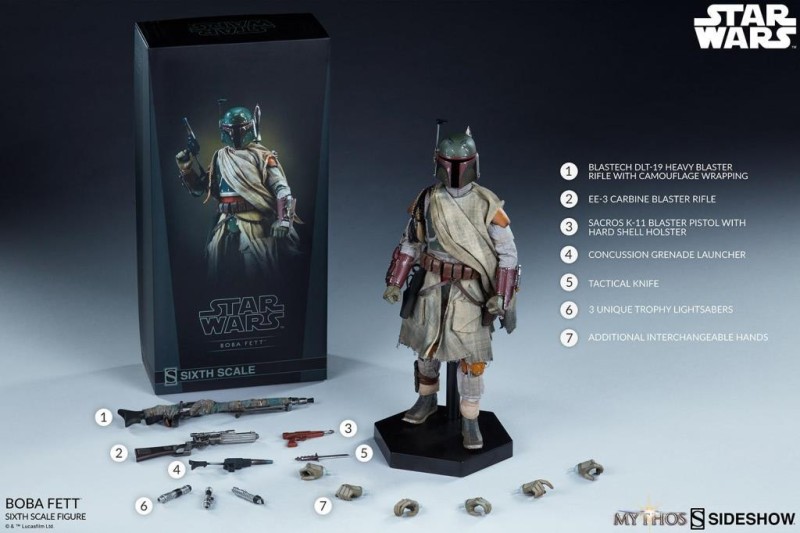 Boba Fett Sixth Scale Figure Mythos