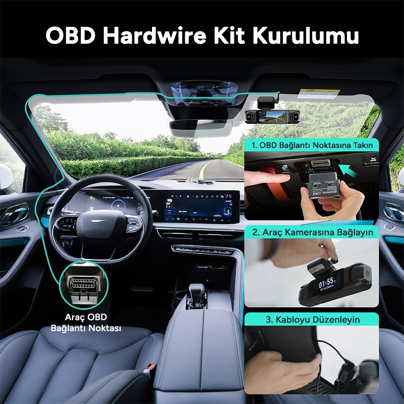 Botslab OBD Hardwire Kit USB-C
