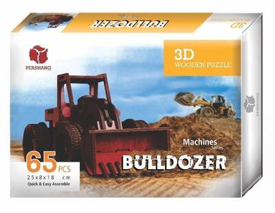 Bulldozer 3D Wooden Puzzle