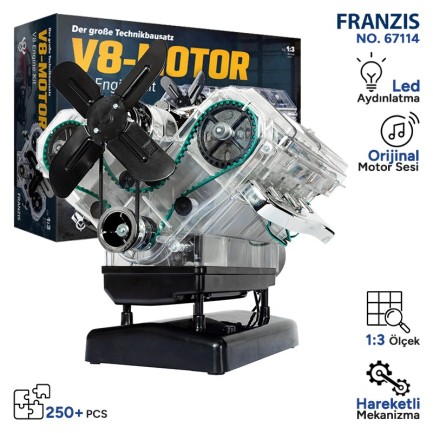 FRANZIS - Büyük V8 Motor Teknik Yapım Seti