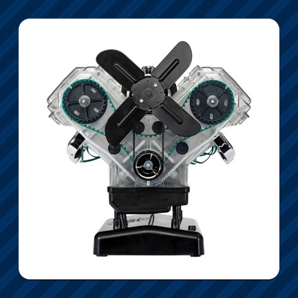 Büyük V8 Motor Teknik Yapım Seti - Thumbnail