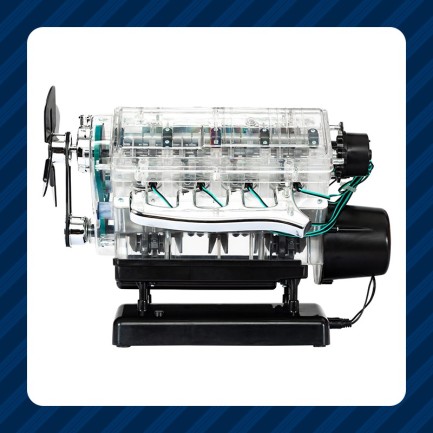 Büyük V8 Motor Teknik Yapım Seti - Thumbnail