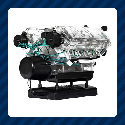 Büyük V8 Motor Teknik Yapım Seti - Thumbnail