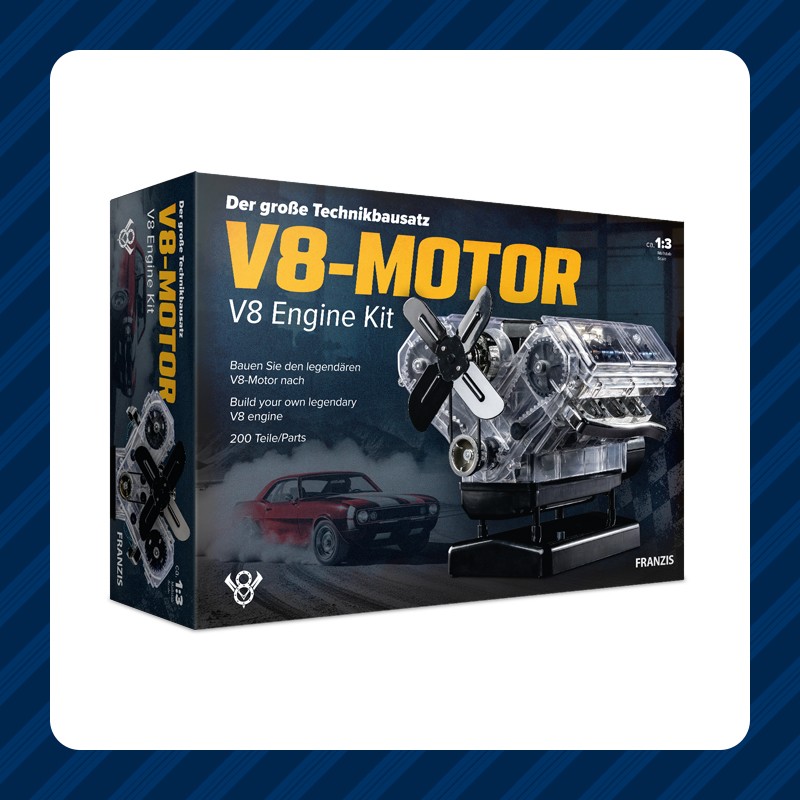 Büyük V8 Motor Teknik Yapım Seti