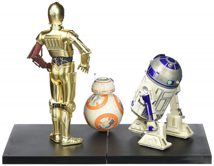 C-3PO & R2-D2 and BB-8 Art Fx Statue