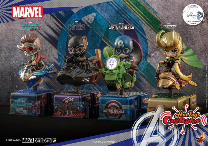 Hot Toys Captain America CosRider Collectible Figure