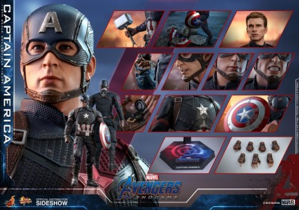 Hot Toys Captain America Avengers Endgame Sixth Scale Figure MMS536 - Thumbnail