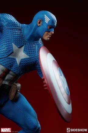 Captain America Statue by Sideshow Collectibles Avengers Assemble - Thumbnail