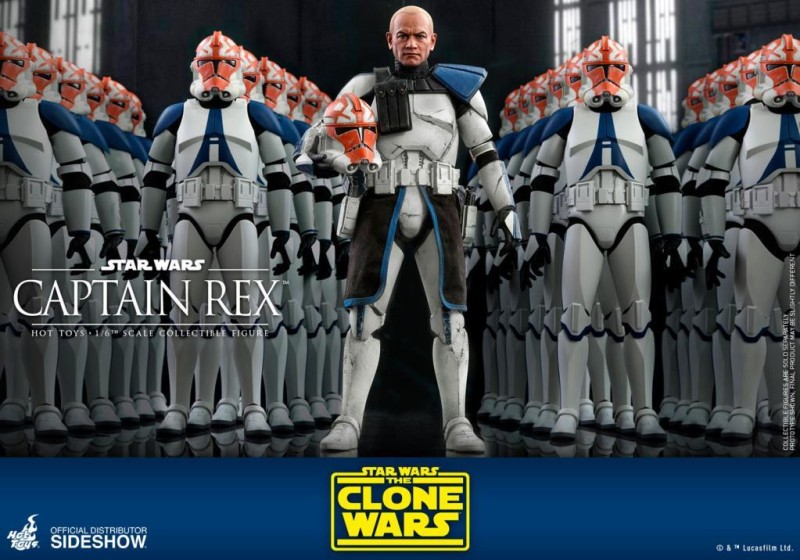 Hot Toys Captain Rex Sixth Scale Figure 906349 TMS18 - The Clone Wars