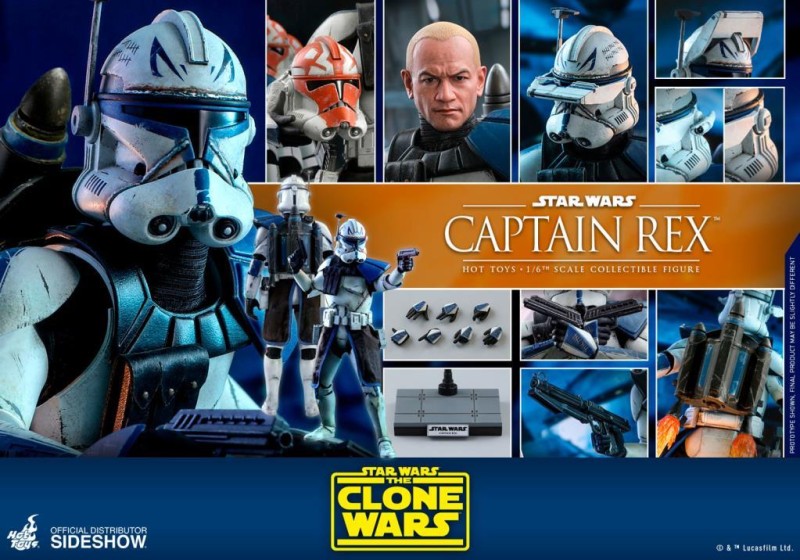 Hot Toys Captain Rex Sixth Scale Figure 906349 TMS18 - The Clone Wars