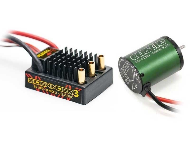 Castle Creations Sidewinder 3 Waterproof ESC with Motor