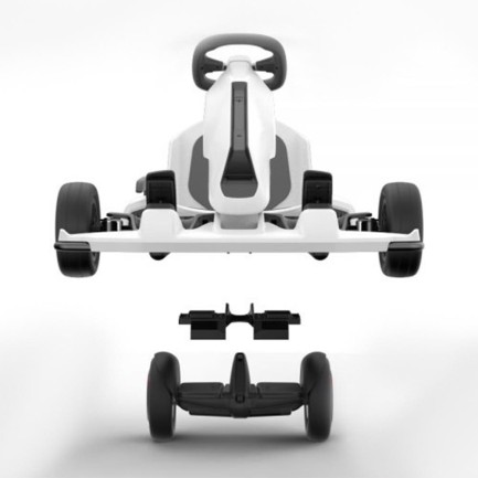 Citymate GoKart Kit Race Car Ninebot Mini Bluetooth Beyaz - Thumbnail