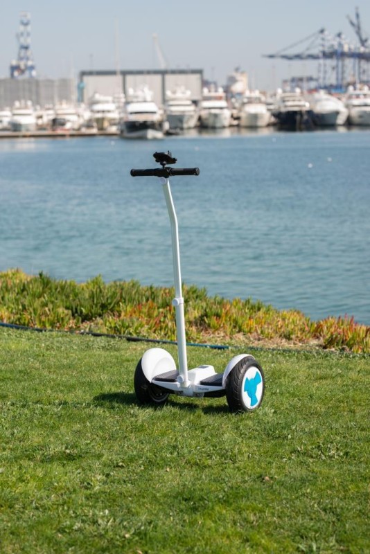 Citymate Ninebot Plus Elektrikli Kaykay Hoverboard Scooter Çubuklu Bluetooth Siyah