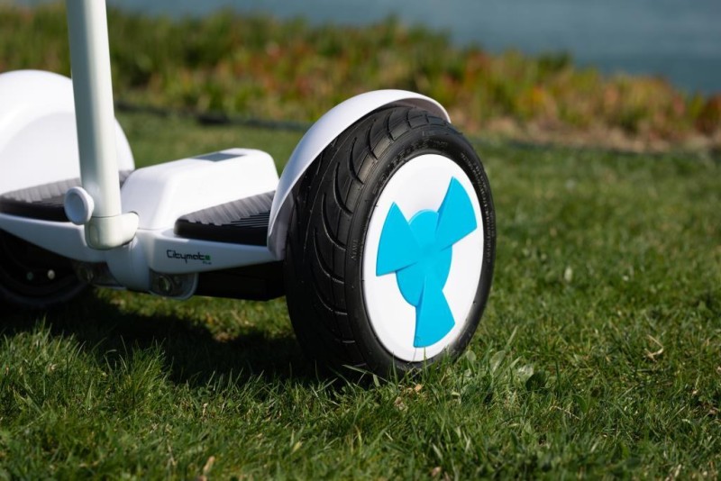 Citymate Ninebot Plus Elektrikli Kaykay Hoverboard Scooter Çubuklu Bluetooth Siyah