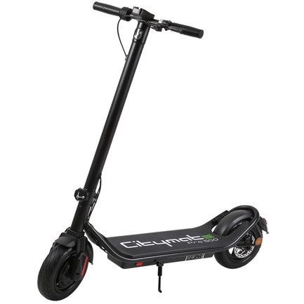 Citymate Pro 500 Watt Elektrikli Scooter 10 Inch Şişme Teker Bluetooth Siyah - Thumbnail