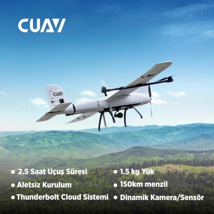 CUAV Raefly VTOL Long Range Drone UAV (Advanced Version) - Thumbnail