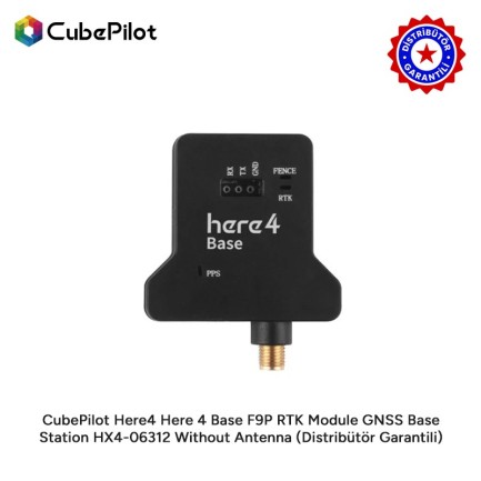 Pixhawk - CubePilot Here4 Here 4 Base F9P RTK Module Multi-GNSS GPS Base Station HX4-06312 (Distribütör Garantili)