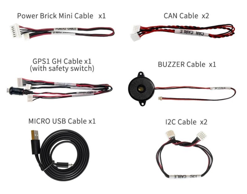 CubePilot Pixhawk Mini Carrier Board Cable Set V2 HX4-06224
