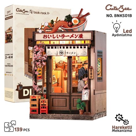 CuteBee - CuteBee BNKS01B Oishii Kyoto 3D Wooden Puzzle