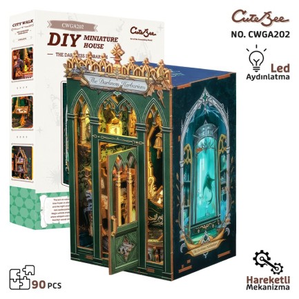 CuteBee - CuteBee CWGA202 The Darkness Herbarium 3D Wooden Puzzle