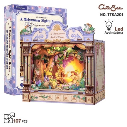 CuteBee - CuteBee TTKA201 A Midsummer Night's Dream 3D Wooden Puzzle