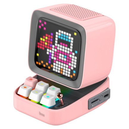 DIVOOM - Divoom Ditoo Plus Pembe Bluetooth Hoparlör