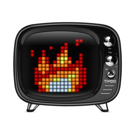 Divoom Tivoo Pixel Art Smart Siyah Bluetooth Hoparlör - Thumbnail