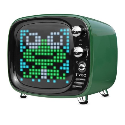 DIVOOM - Divoom Tivoo Pixel Art Smart Yeşil Bluetooth Hoparlör