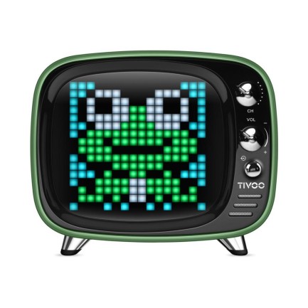 Divoom Tivoo Pixel Art Smart Yeşil Bluetooth Hoparlör - Thumbnail