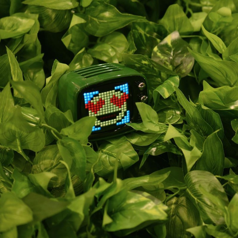 Divoom Tivoo Pixel Art Smart Yeşil Bluetooth Hoparlör