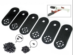 DJI F550 Carbon Fiber Motor Extension Plate 6pcs - Thumbnail