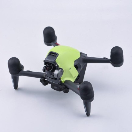 DJI FPV Drone Motor Koruma Kapakları - Siyah 4 Adet - Thumbnail