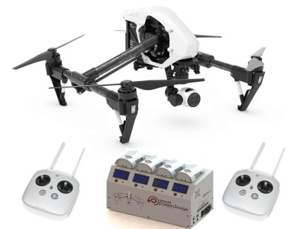 DJI - DJI Inspire 1 & Coklu Sarj Cihazı + Extra Kumanda