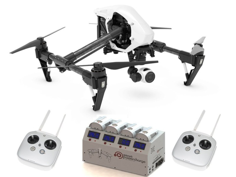 DJI Inspire 1 & Coklu Sarj Cihazı + Extra Kumanda