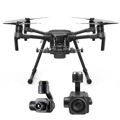 DJI Matrice 210 V2 ve Zenmuse XT 640 9Hz 9mm Termal Sensör ve Zenmuse Z30 Optik 30x Zoom Gündüz Kamerası