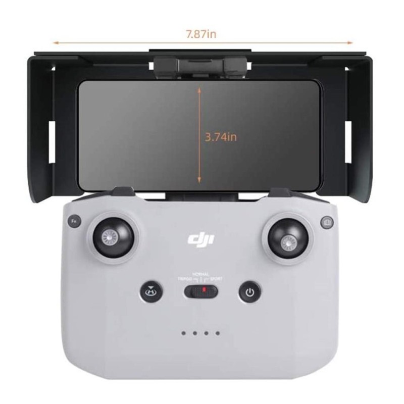 DJI Mavic Air 2 / 2S ve Mini 2 Drone için Kumanda Telefon Gölgeliği