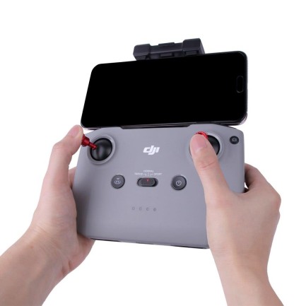 DJI Mavic Air 2 & Mini 2 & Smart Controller Kumanda Kontrol Çubuğu Joystick Çubuk Aluminyum Kırmızı - Thumbnail