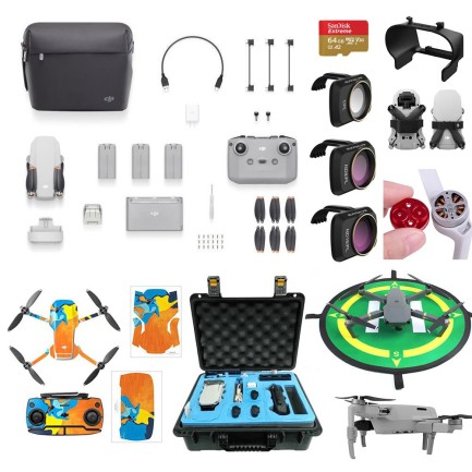 DJI - DJI Mavic Mini 2 Fly More Combo - Deluxe Bundle