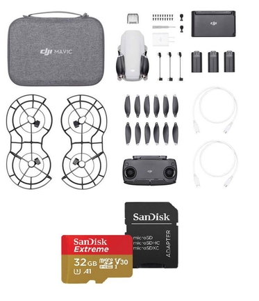 DJI Mavic Mini Fly More Combo + Sandisk 32 Gb Hafıza Kartı - Thumbnail