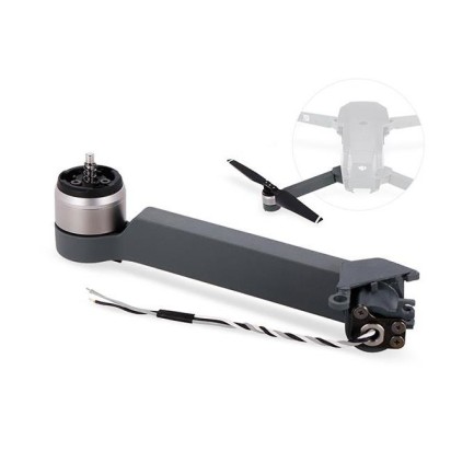 DJI Mavic Pro Sol Arka Motor Arm Kol ( Mavic Pro Platinum Uyumludur ) - Thumbnail