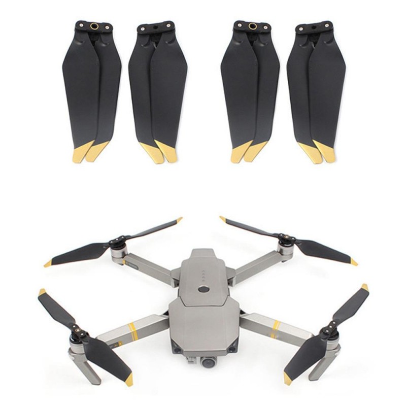 DJI Mavic Pro Platinum Drone Düşük Gürültülü Sessiz Yedek Pervane 8331F 4 Adet Gold