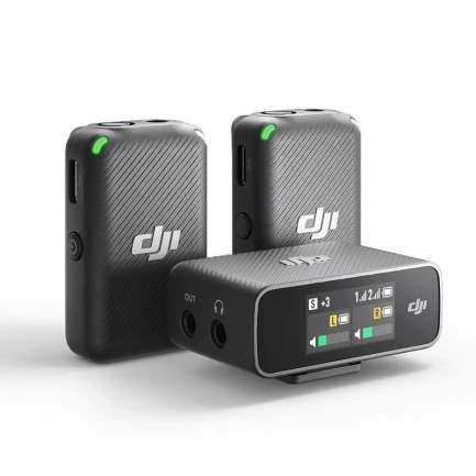 DJI - DJI Mic Wireless Kablosuz Mikrofon Seti 2 TX + 1 RX + Charging Case (2 Kişilik)