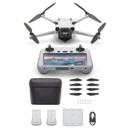 DJI Mini 3 Pro Drone ( DJI RC Ekranlı Kumanda ) + DJI Mini 3 Pro Fly More Kit - Thumbnail