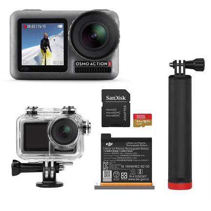 DJI - DJI Osmo Action Camera Holiday Bundle