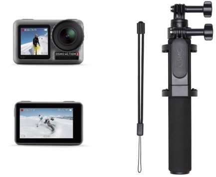 DJI OSMO Action Kamera + DJI Osmo Action Part 14 Extension Rod - Thumbnail